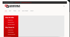 Desktop Screenshot of constablesanitation.com